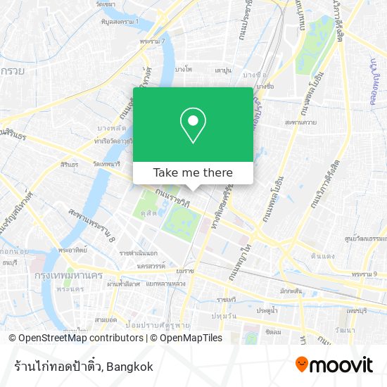 ร้านไก่ทอดป้าติ๋ว map