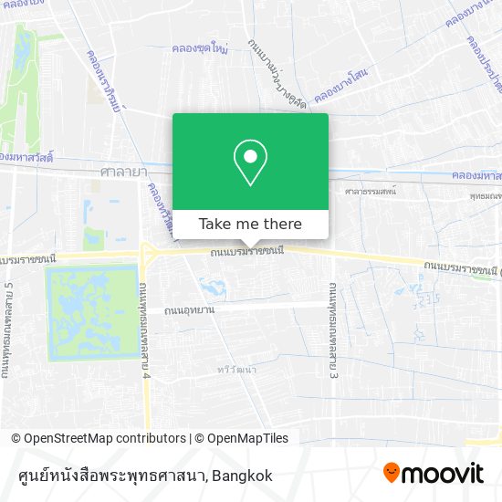 ศูนย์หนังสือพระพุทธศาสนา map
