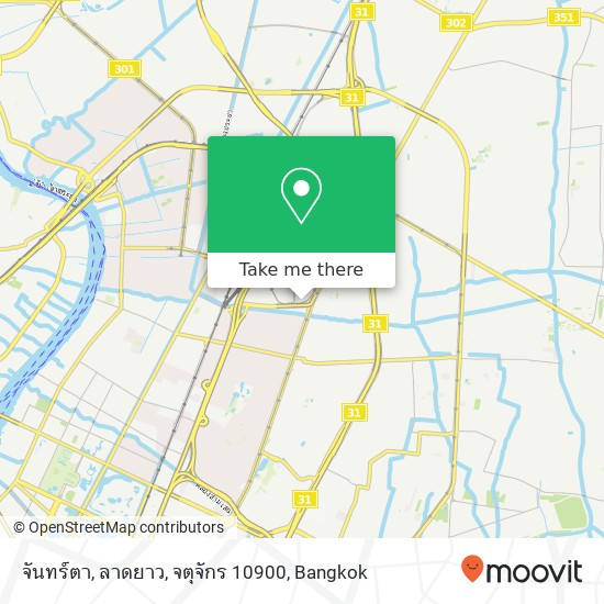 จันทร์ตา, ลาดยาว, จตุจักร 10900 map