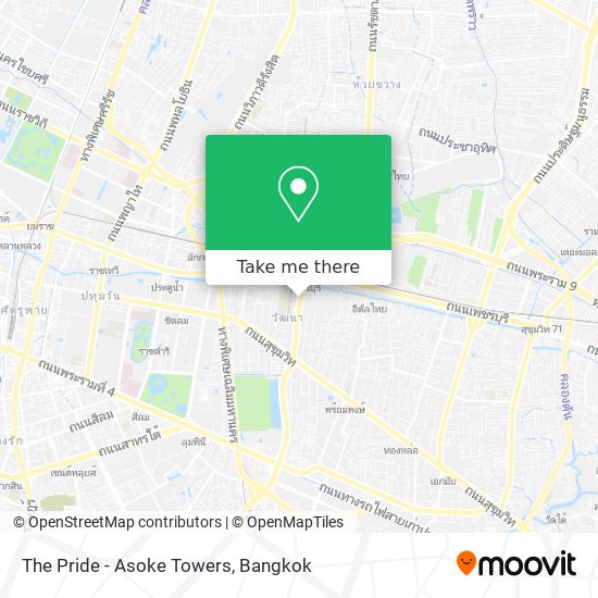 The Pride - Asoke Towers map