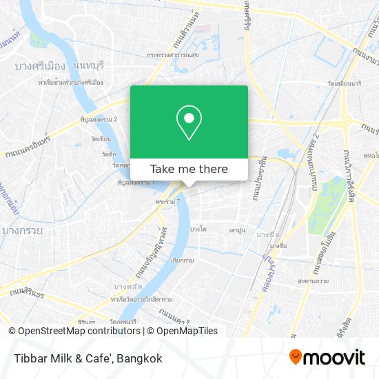 Tibbar Milk & Cafe' map