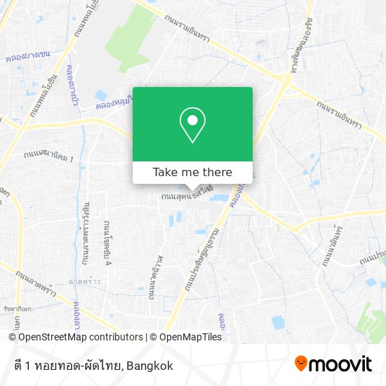 ตี 1 หอยทอด-ผัดไทย map