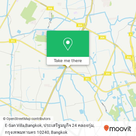 E-San Villa,Bangkok, ประเสริฐมนูกิจ 24 คลองกุ่ม, กรุงเทพมหานคร 10240 map