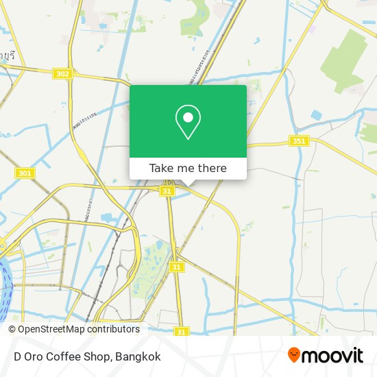 D Oro Coffee Shop map