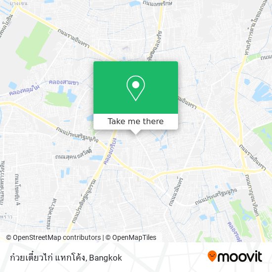 ก๋วยเตี๋ยวไก่ แหกโค้ง map