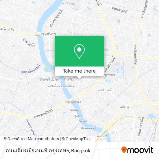 ถนนเลี่ยงเมืองนนท์-กรุงเทพฯ map