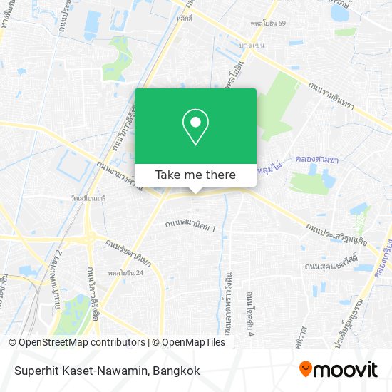 Superhit Kaset-Nawamin map