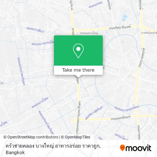 ครัวชายคลอง บางใหญ่ อาหารอร่อย ราคาถูก map