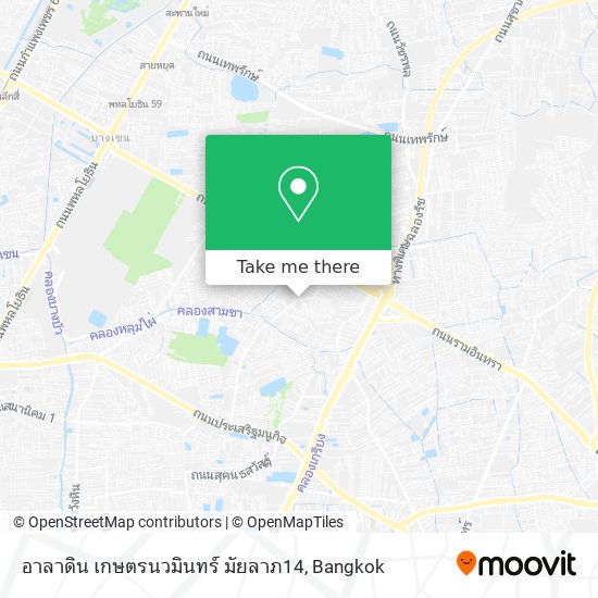 อาลาดิน เกษตรนวมินทร์ มัยลาภ14 map