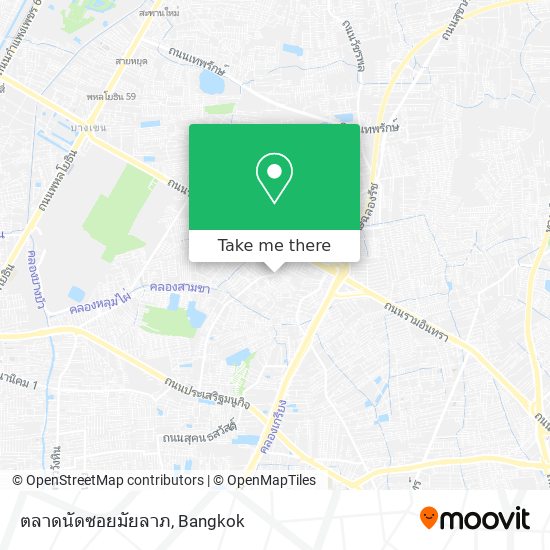 ตลาดนัดซอยมัยลาภ map