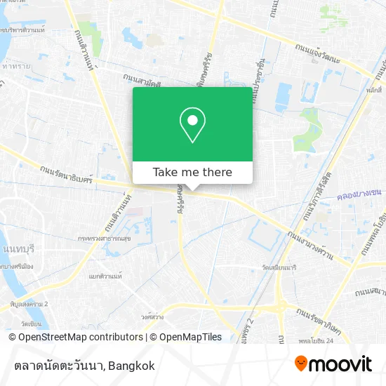 ตลาดนัดตะวันนา map