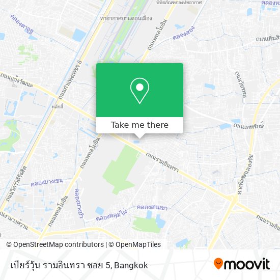 เบียร์วุ้น รามอินทรา ซอย 5 map