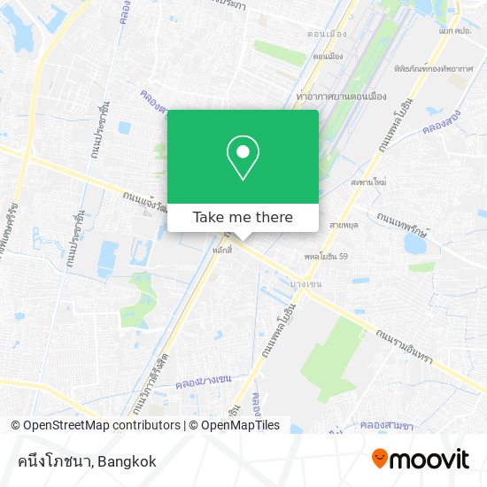 คนึงโภชนา map