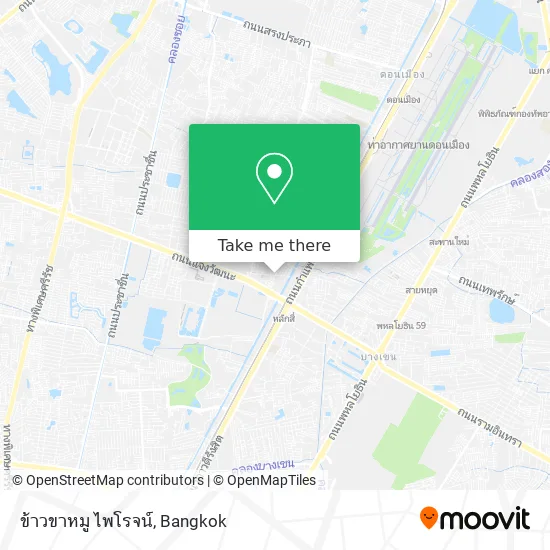 ข้าวขาหมู ไพโรจน์ map