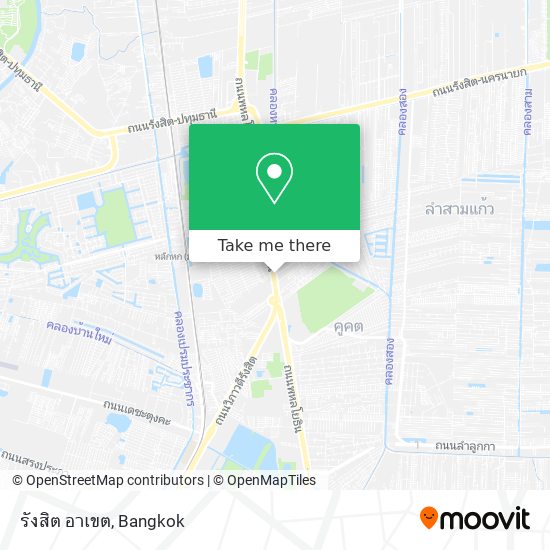 รังสิต อาเขต map