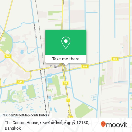 The Canton House, ประชาธิปัตย์, ธัญบุรี 12130 map