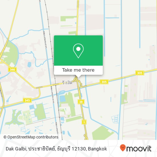 Dak Galbi, ประชาธิปัตย์, ธัญบุรี 12130 map