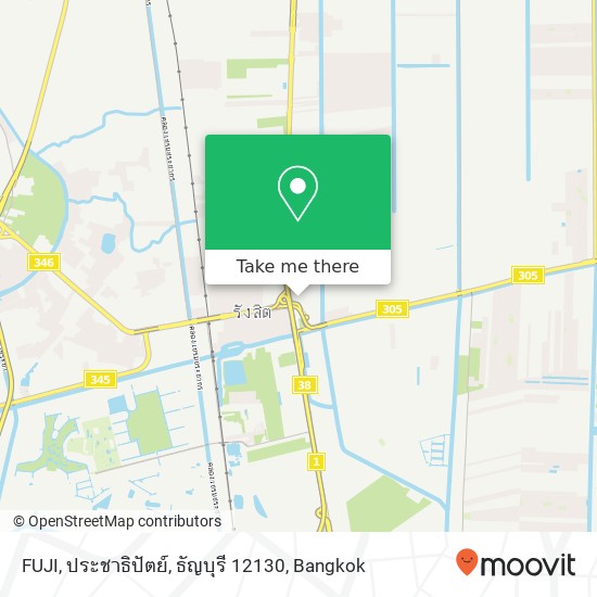 FUJI, ประชาธิปัตย์, ธัญบุรี 12130 map