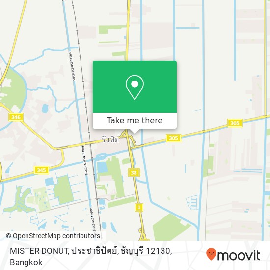 MISTER DONUT, ประชาธิปัตย์, ธัญบุรี 12130 map