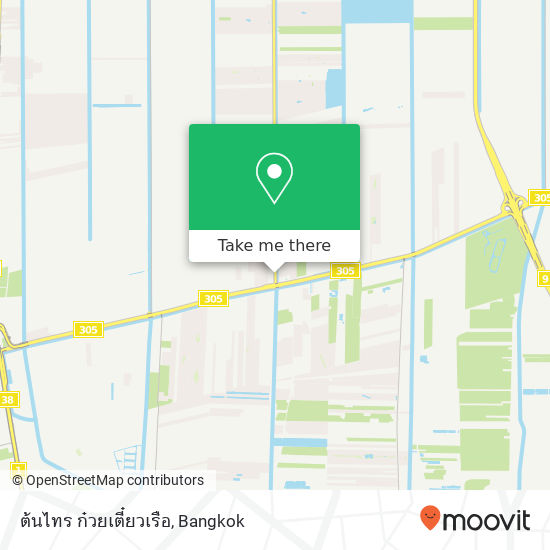 ต้นไทร ก๋วยเตี๋ยวเรือ, ถนนเลียบคลองสาม ประชาธิปัตย์, ธัญบุรี 12130 map