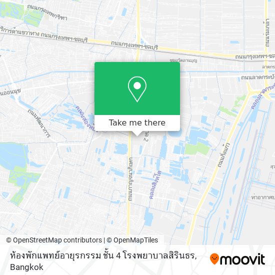 ห้องพักแพทย์อายุรกรรม ชั้น 4 โรงพยาบาลสิรินธร map