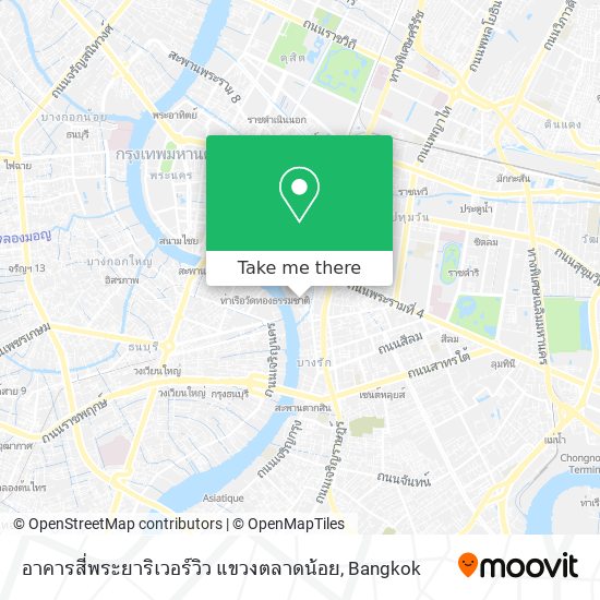 อาคารสี่พระยาริเวอร์วิว แขวงตลาดน้อย map