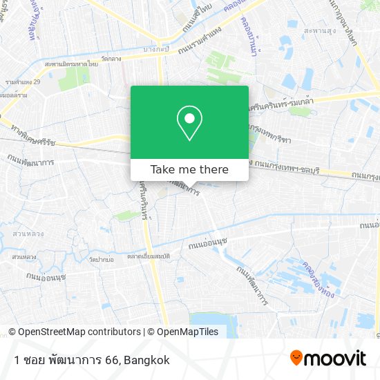 1 ซอย พัฒนาการ 66 map