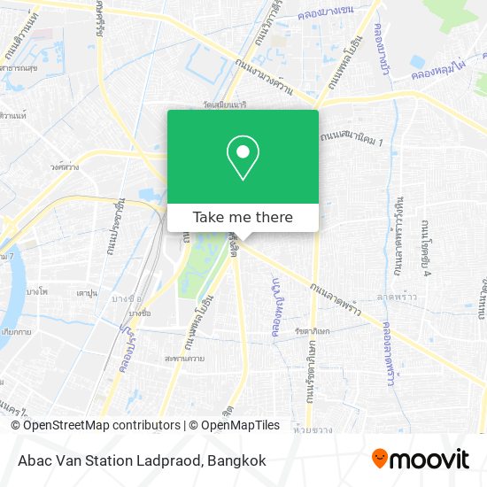 Abac Van Station Ladpraod map