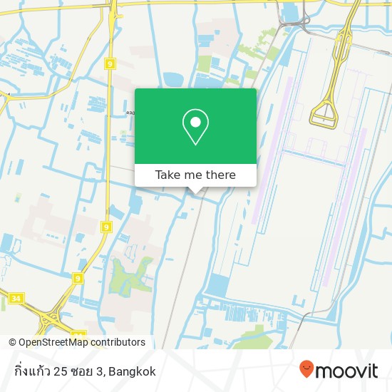 กิ่งแก้ว 25 ซอย 3 map