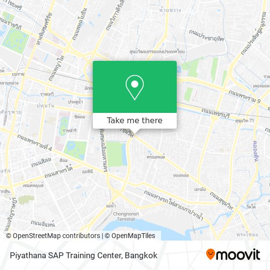 Piyathana SAP Training Center map