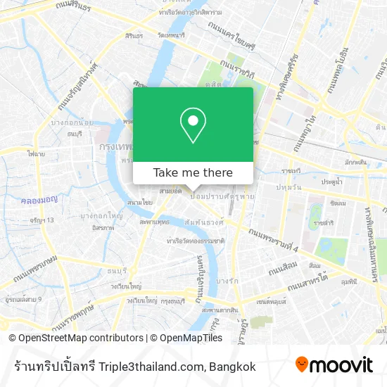 ร้านทริปเปิ้ลทรี Triple3thailand.com map