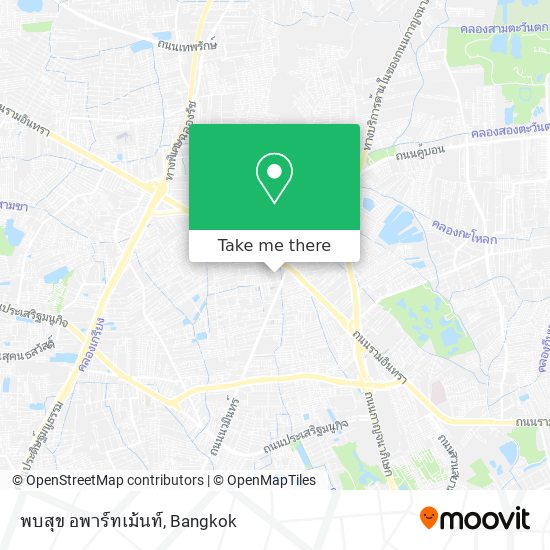 พบสุข อพาร์ทเม้นท์ map