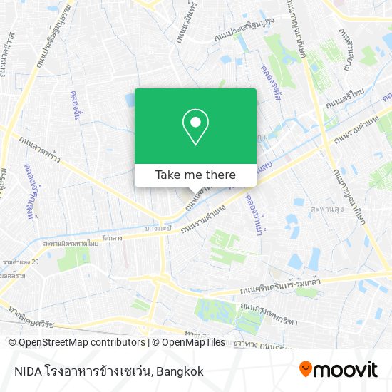 NIDA โรงอาหารข้างเซเว่น map