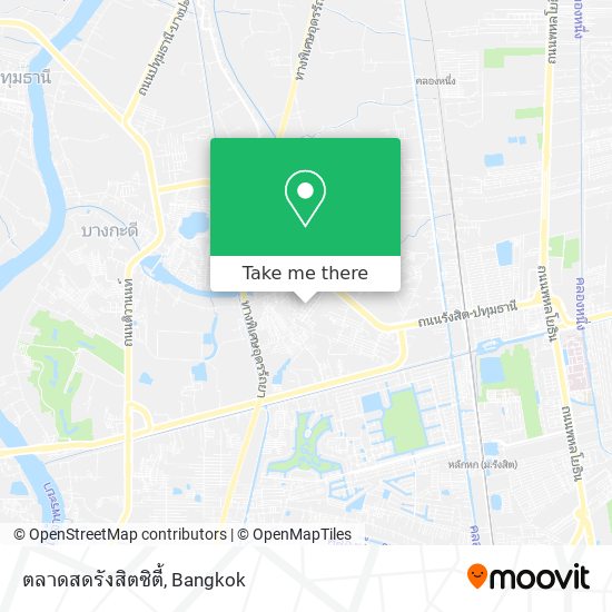 ตลาดสดรังสิตซิตี้ map