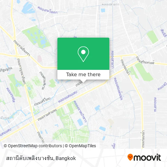 สถานีดับเพลิงบางชัน map