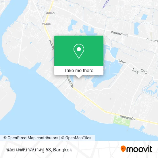 ซอย เทศบาลบางปู 63 map