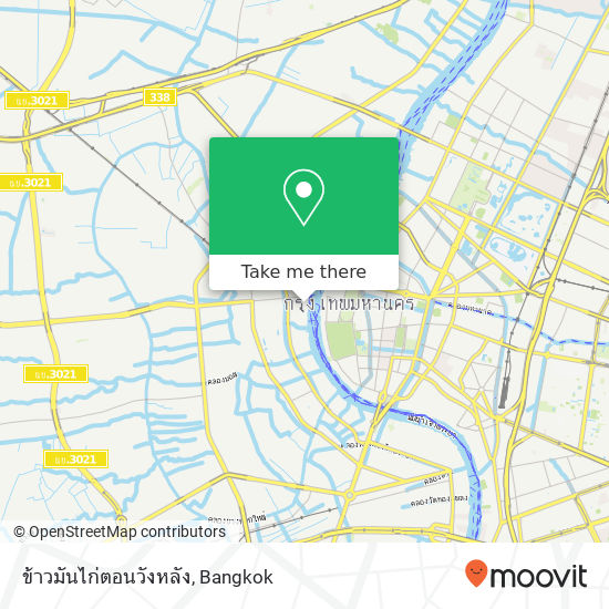 ข้าวมันไก่ตอนวังหลัง map