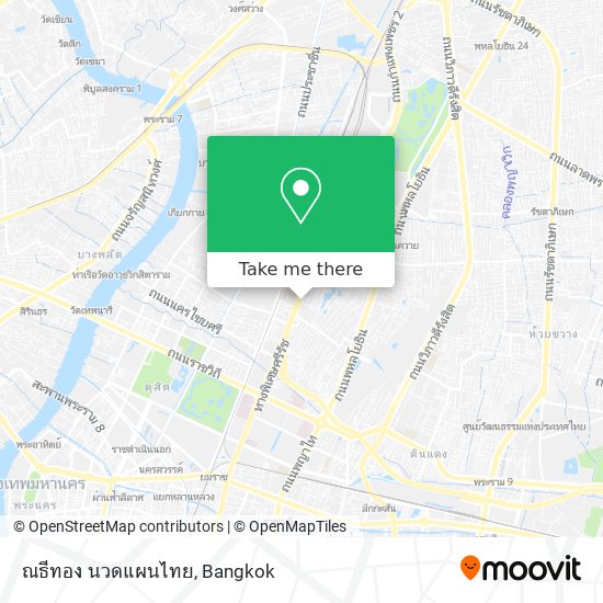 ณธีทอง นวดแผนไทย map