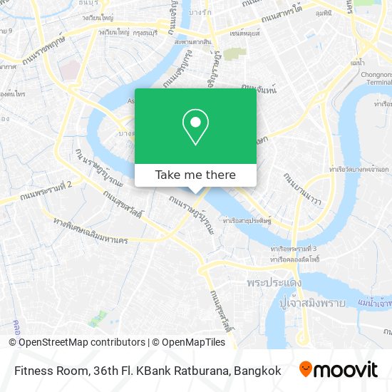 Fitness Room, 36th Fl. KBank Ratburana map