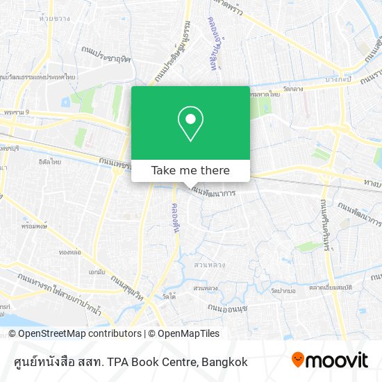 ศูนย์หนังสือ สสท. TPA Book Centre map