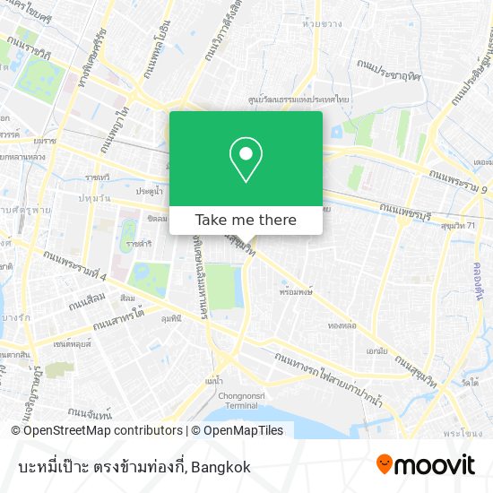 บะหมี่เป๊าะ ตรงข้ามท่องกี่ map