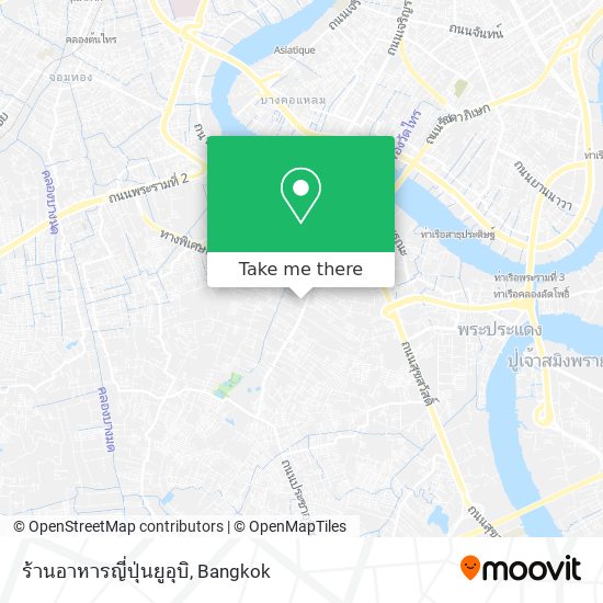 ร้านอาหารญี่ปุ่นยูอุบิ map