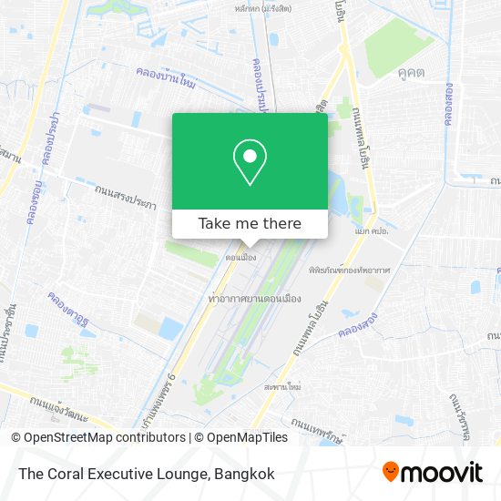 The Coral Executive Lounge map