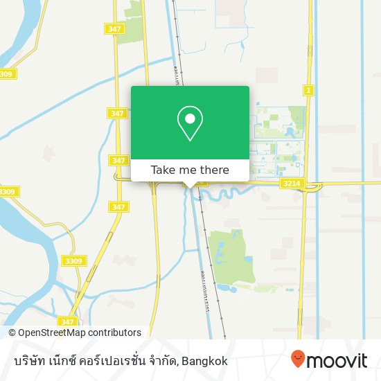 บริษัท เน็กซ์ คอร์เปอเรชั่น จำกัด map