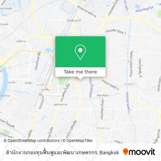 สำนักงานกองทุนฟื้นฟูและพัฒนาเกษตรกร map