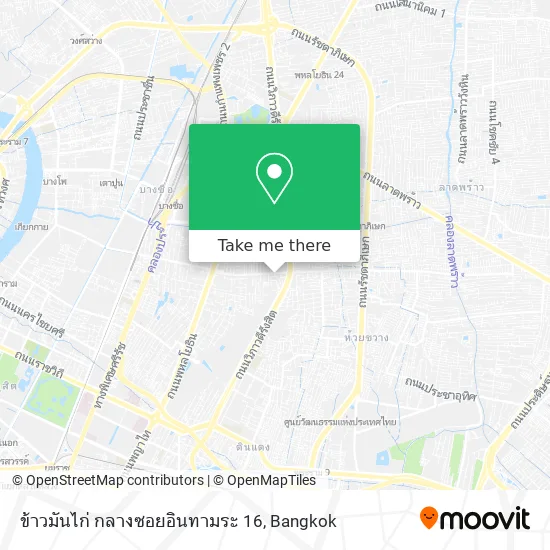 ข้าวมันไก่ กลางซอยอินทามระ 16 map