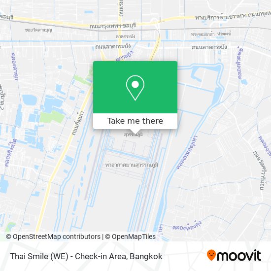 Thai Smile (WE) - Check-in Area map
