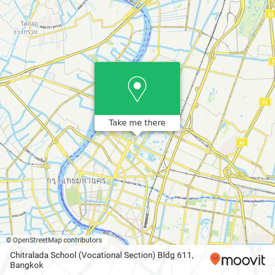 Chitralada School (Vocational Section) Bldg 611 map