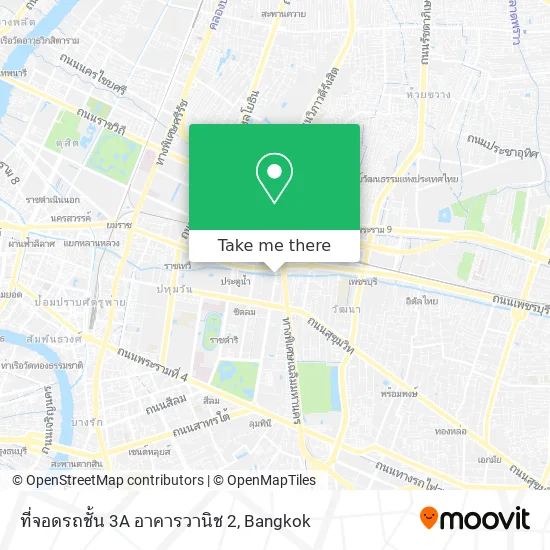 ที่จอดรถชั้น 3A อาคารวานิช 2 map