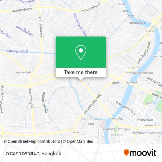 กรมการศาสนา map